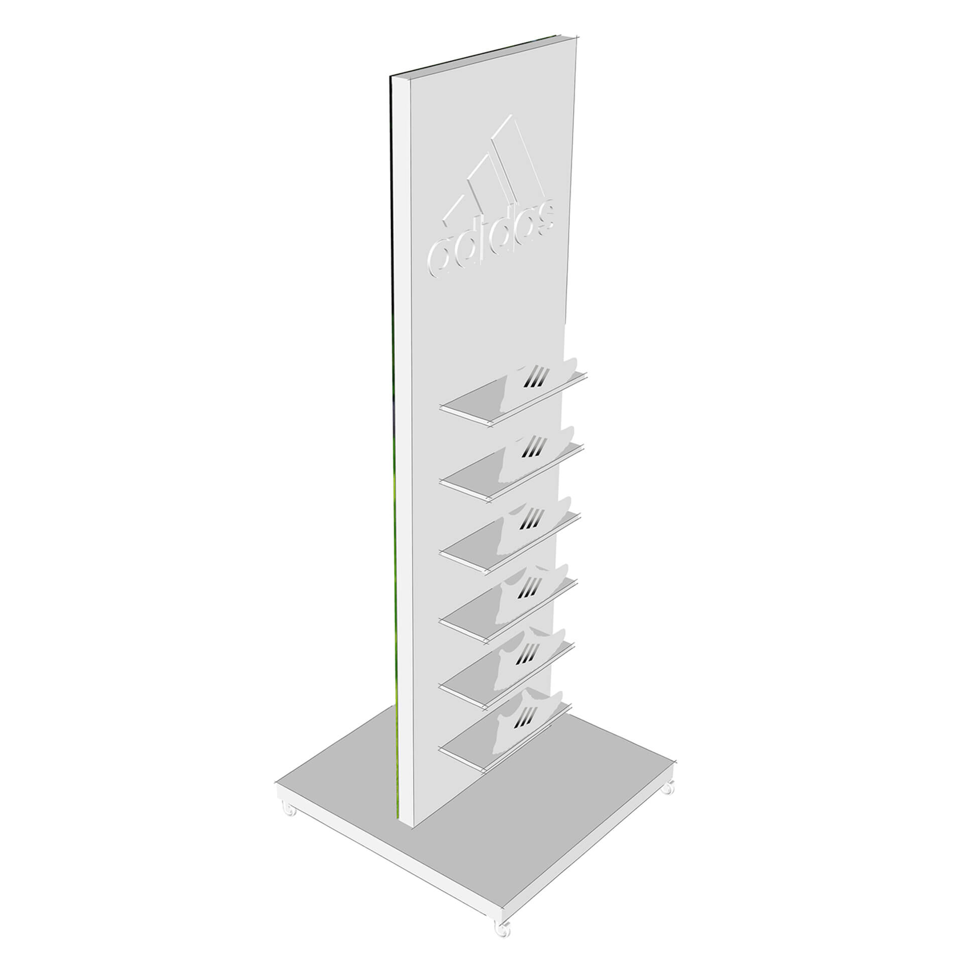Adidas Footware Stand Drawing 2